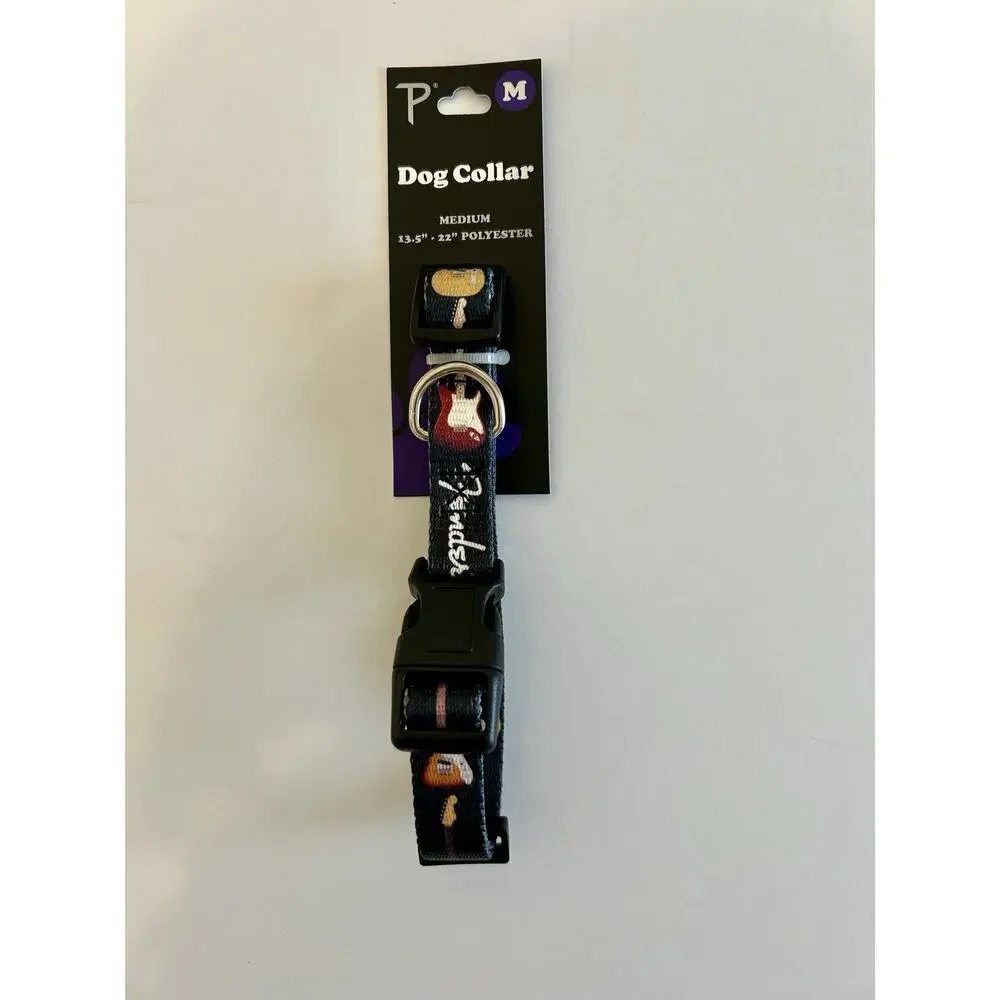 Set of 2 Fender Guitar Alchemy No Evil Dog Collars Medium 13.5”- 22” NWT Perri’s